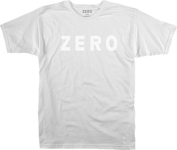 ZERO ARMY LOGO SS S-WHT/WHT - TheNineClub