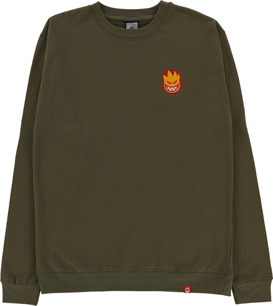 SF LIL BIGHEAD FILL CREW/SWT L-ARMY/RED/GOLD/WHT - TheNineClub