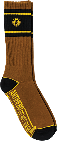 AH HECHO POR SKATE EMB CREW SOCK /