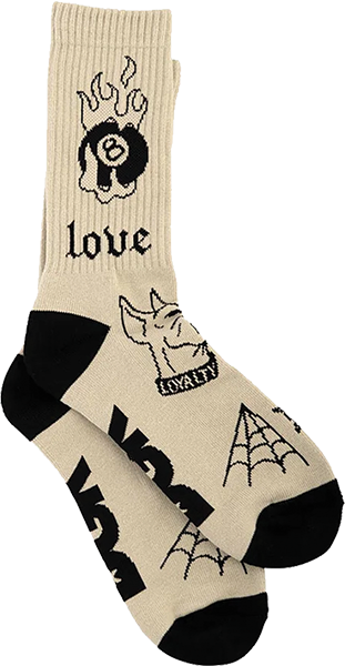 DGK FLASH CREW SOCKS - TheNineClub