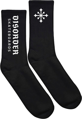 DISORDER LOGO CREW SOCKS - TheNineClub