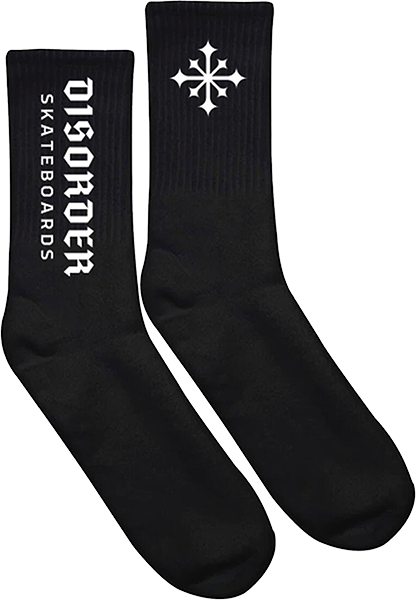 DISORDER LOGO CREW SOCKS - TheNineClub