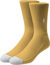 GIRL OG CREW SOCKS MUSTARD