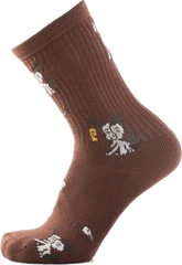 PSOCKADELIC DOG WORLD CREW SOCKS