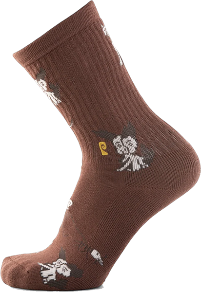 PSOCKADELIC DOG WORLD CREW SOCKS