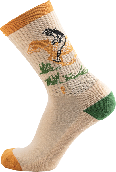 PSOCKADELIC OUT TO LUNCH CREW SOCK