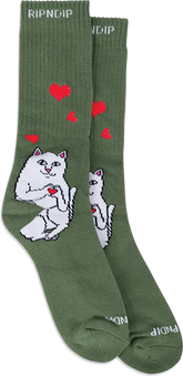 RIP N DIP NERMAL LOVE CREW SOCK - TheNineClub