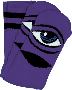 TM SECT EYE CREW SOCKS-PURPLE 1 pair - TheNineClub