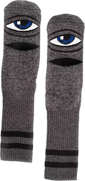 TM SECT EYE HEATHER CREW SOCK - TheNineClub