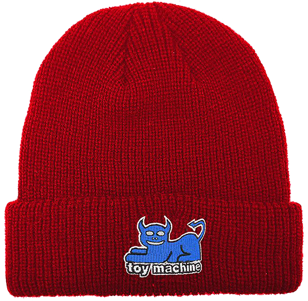 TM DEVIL CAT DOCK BEANIE RED - TheNineClub