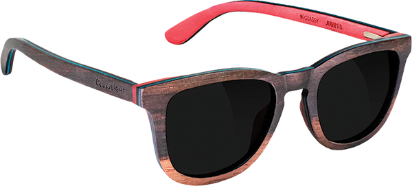 GLASSY JUNIPER PLUS POLARIZED COORS LIGHT WOODEN