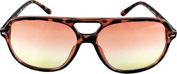 HAPPY HR DUKES RETRO TORT SUNGLASSES