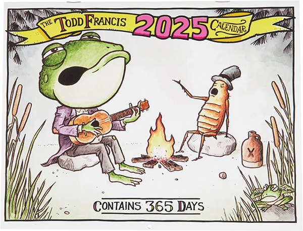 AH TODD FRANCIS 2025 CALENDAR
