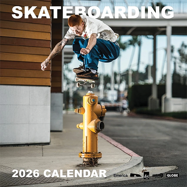 2026 SKATEBOARDING CALENDAR