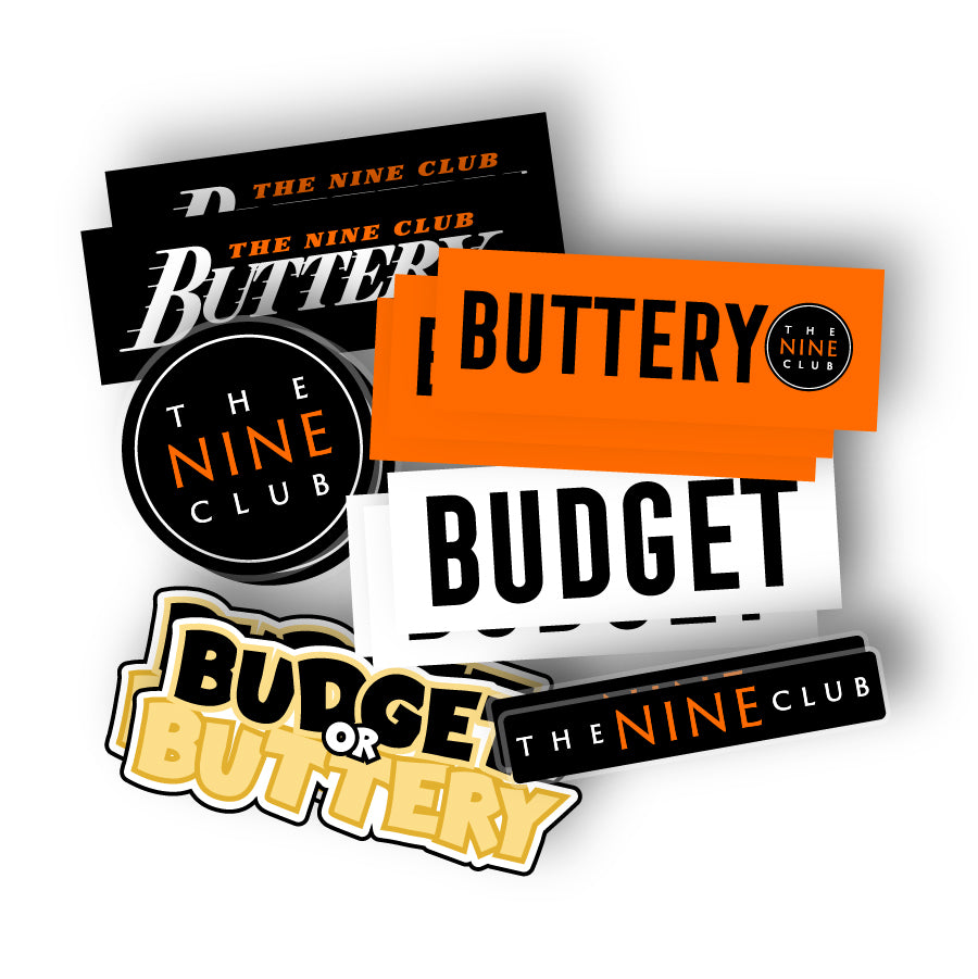 Budget Or Buttery Sticker Pack