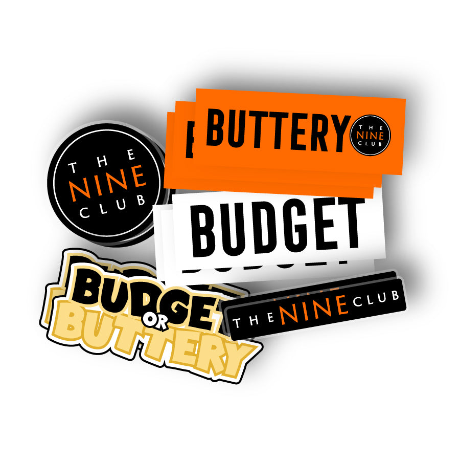 Budget Or Buttery Sticker Pack