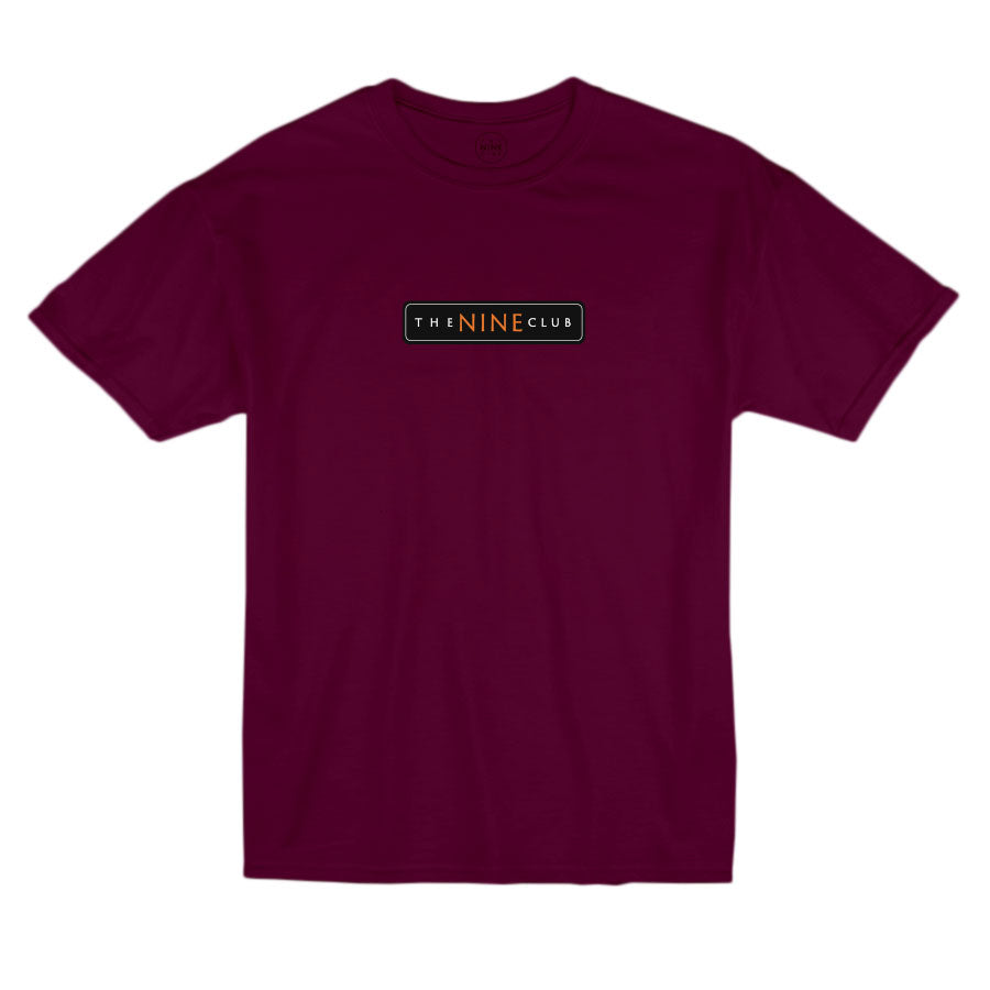 Bar Logo T'Shirt Burgandy