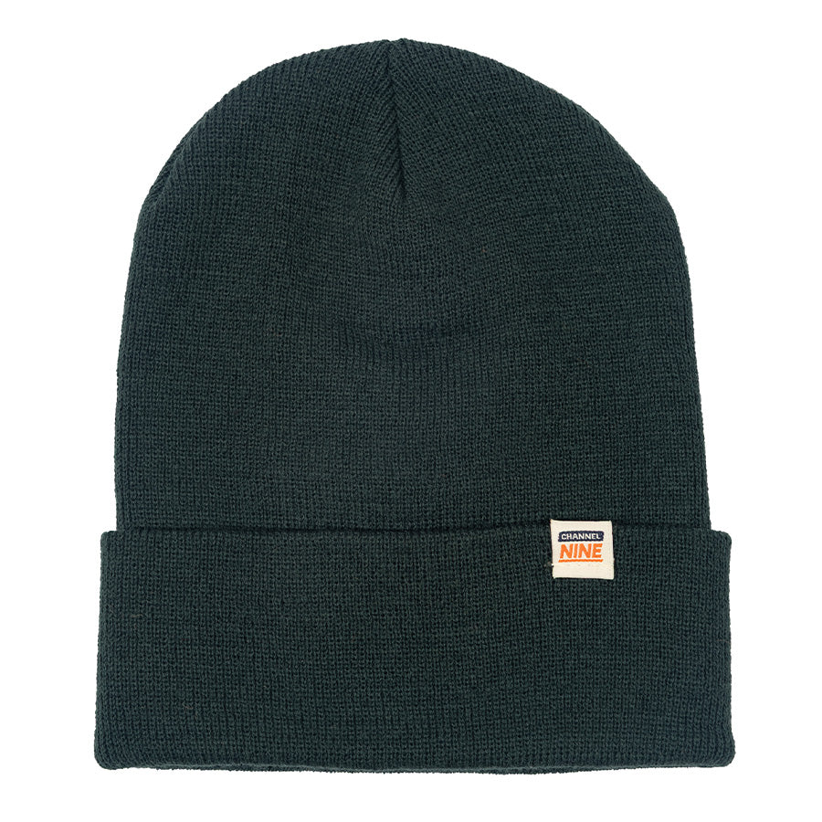 Channel Nine Dark Green Beanie