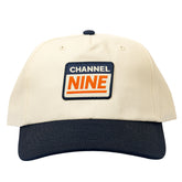 Channel Nine 5 Panel Cream/Navy Gramps Hat