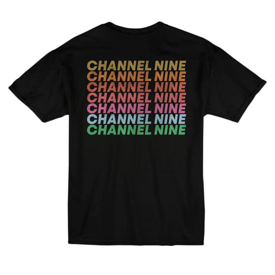 Channel Nine Black T'Shirt