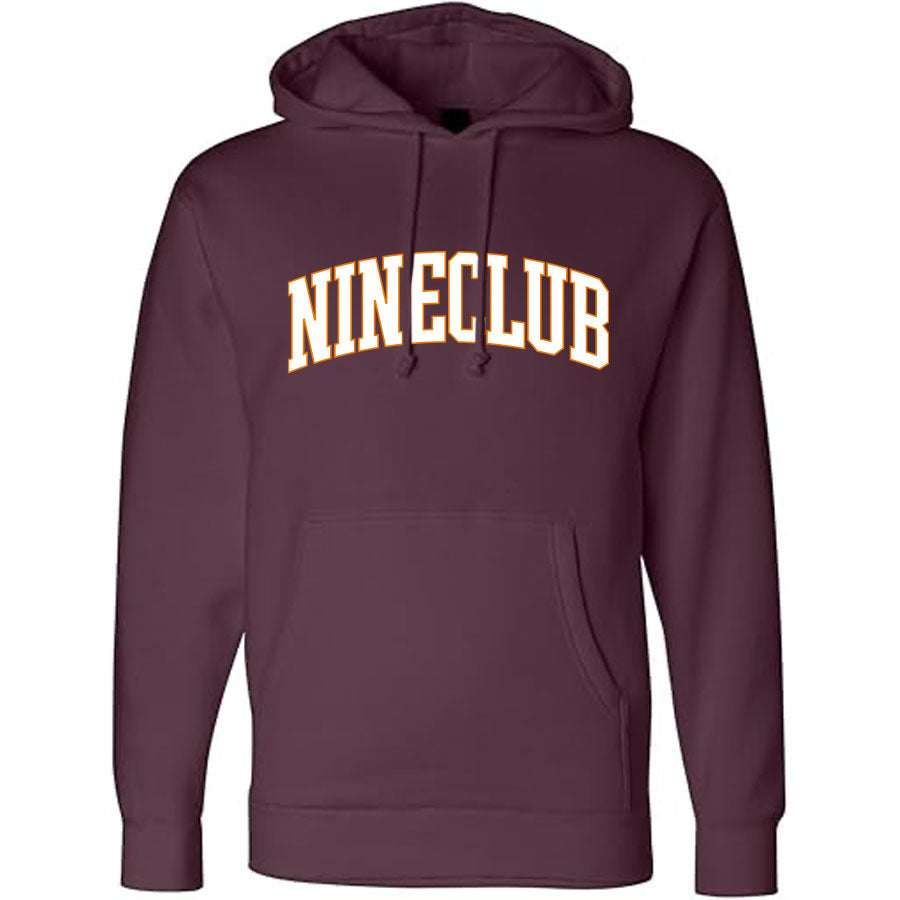 College Hoodie Burgandy