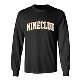 College Long Sleeve T'Shirt Black