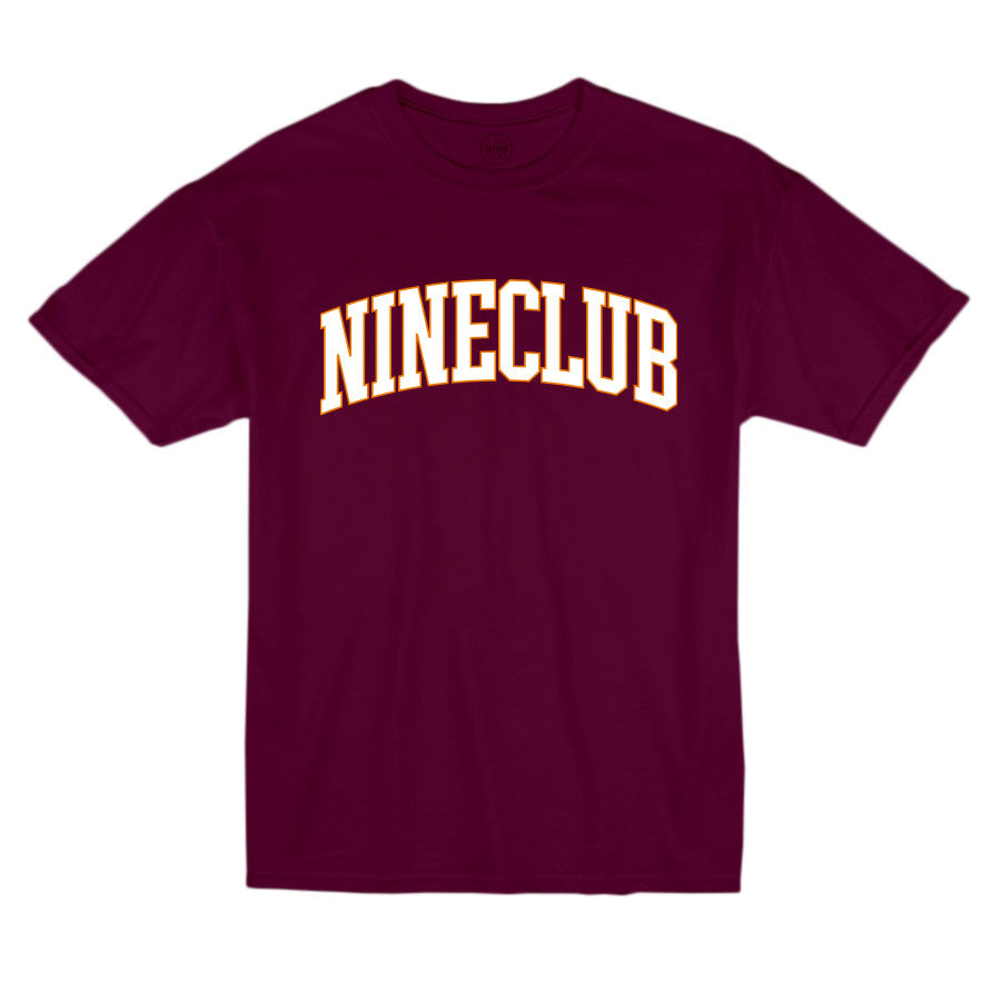 College T'Shirt Burgandy