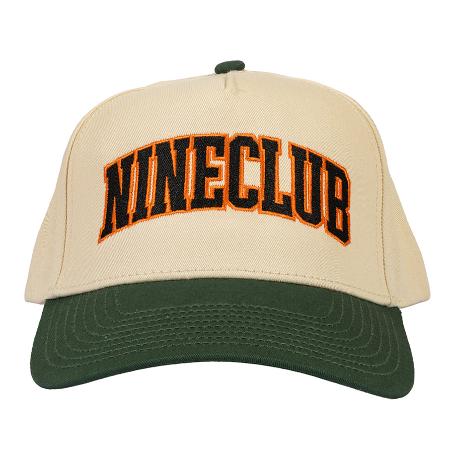 Collegiate Cream/Dark Green Hat